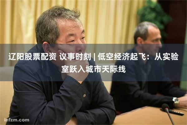 辽阳股票配资 议事时刻 | 低空经济起飞：从实验室跃入城市天际线