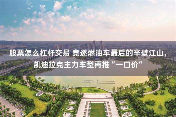 股票怎么杠杆交易 竞逐燃油车最后的半壁江山，凯迪拉克主力车型再推“一口价”