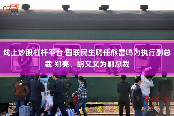 线上炒股杠杆平台 国联民生聘任熊雷鸣为执行副总裁 郑亮、胡又文为副总裁