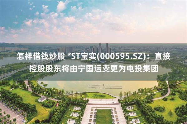 怎样借钱炒股 *ST宝实(000595.SZ)：直接控股股东将由宁国运变更为电投集团