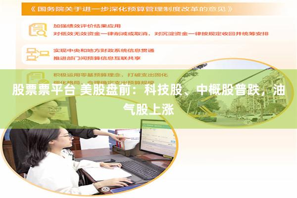 股票票平台 美股盘前：科技股、中概股普跌，油气股上涨