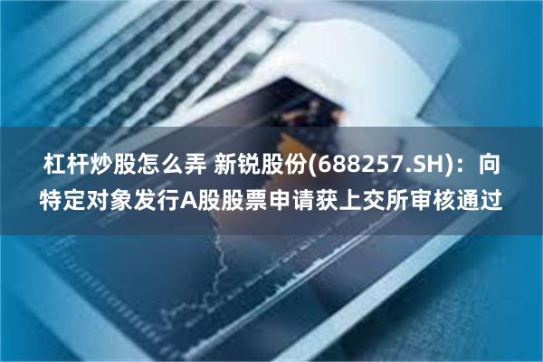 杠杆炒股怎么弄 新锐股份(688257.SH)：向特定对象发行A股股票申请获上交所审核通过