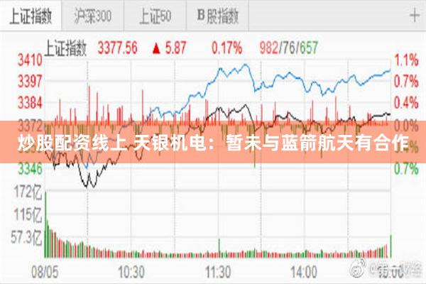 炒股配资线上 天银机电:暂未与蓝箭航天有合作