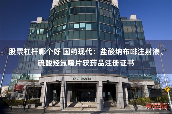股票杠杆哪个好 国药现代：盐酸纳布啡注射液、硫酸羟氯喹片获药品注册证书