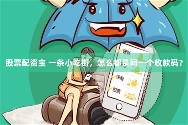 股票配资宝 一条小吃街，怎么都是同一个收款码？