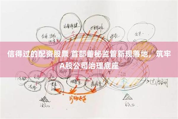 信得过的配资股票 首部董秘监管新规落地，筑牢A股公司治理底座