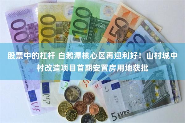 股票中的杠杆 白鹅潭核心区再迎利好!山村城中村改造项目首期安置房用地获批
