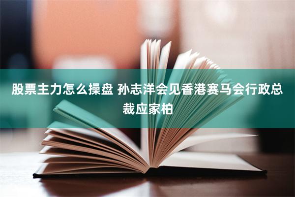 股票主力怎么操盘 孙志洋会见香港赛马会行政总裁应家柏