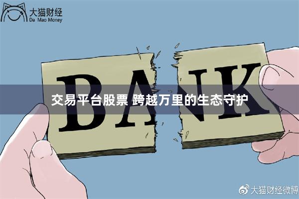 交易平台股票 跨越万里的生态守护