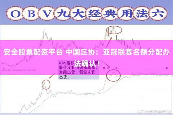 安全股票配资平台 中国足协：亚冠联赛名额分配办法确认！