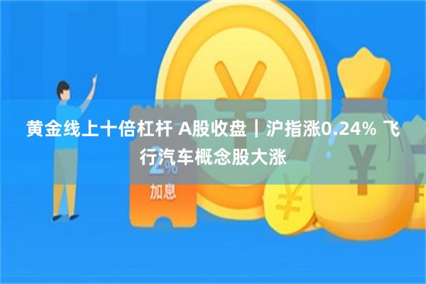 黄金线上十倍杠杆 A股收盘｜沪指涨0.24% 飞行汽车概念股大涨