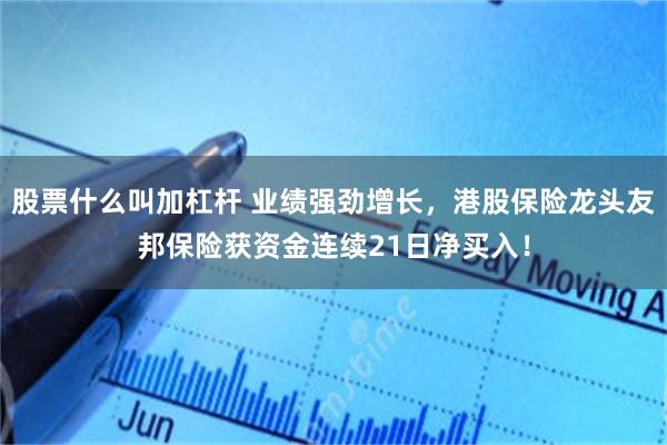 股票什么叫加杠杆 业绩强劲增长,港股保险龙头友邦保险获资金连续21日净买入!