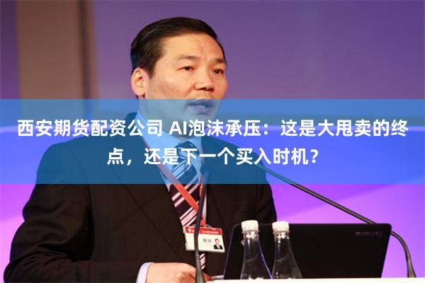 西安期货配资公司 AI泡沫承压：这是大甩卖的终点，还是下一个买入时机？