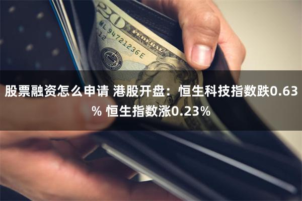 股票融资怎么申请 港股开盘：恒生科技指数跌0.63% 恒生指数涨0.23%